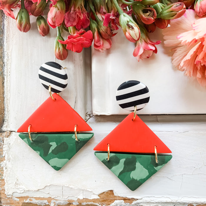 Jungle Fever - Polymer Clay Earrings