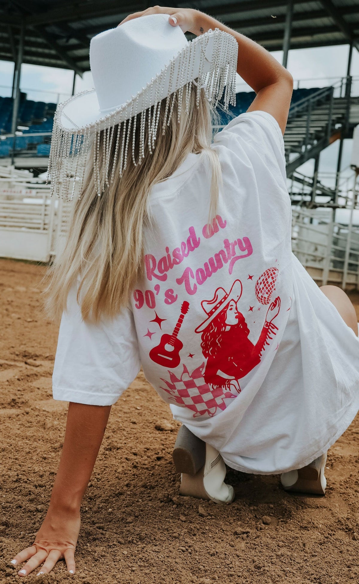 Raised On '90s Country Oversized Tee