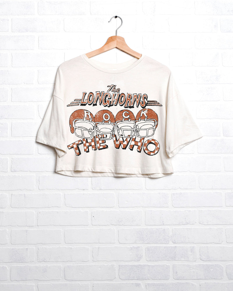 The Who Longhorns Cropped Tee